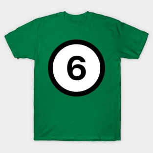 Halloween Billiard Pool Ball 6 six Group Costume T-Shirt